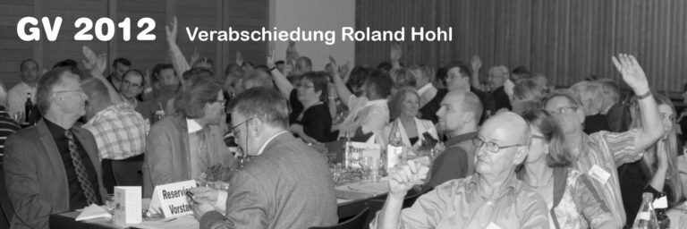 35. GV 2012 Verabschiedung Roland Hohl