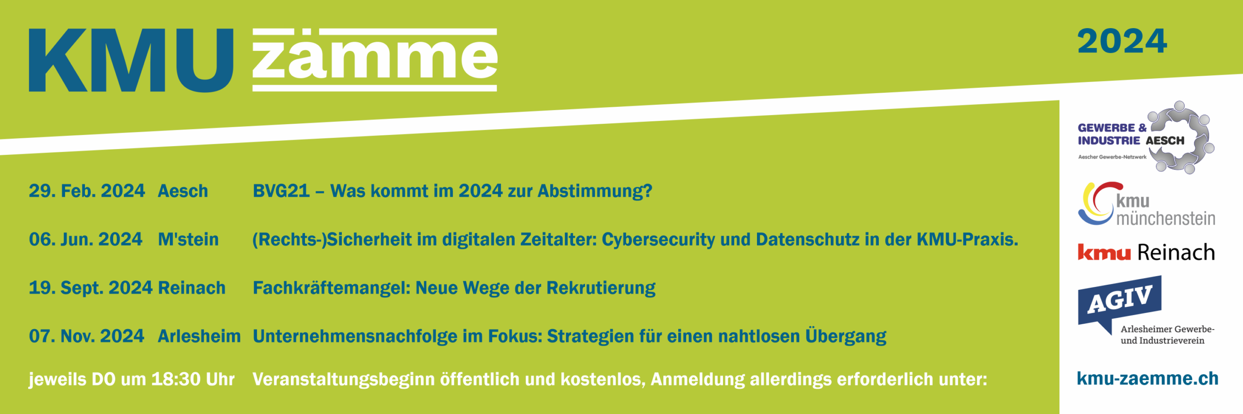Mehr über den Artikel erfahren KMU-zämme 2024